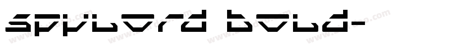 Spylord Bold字体转换